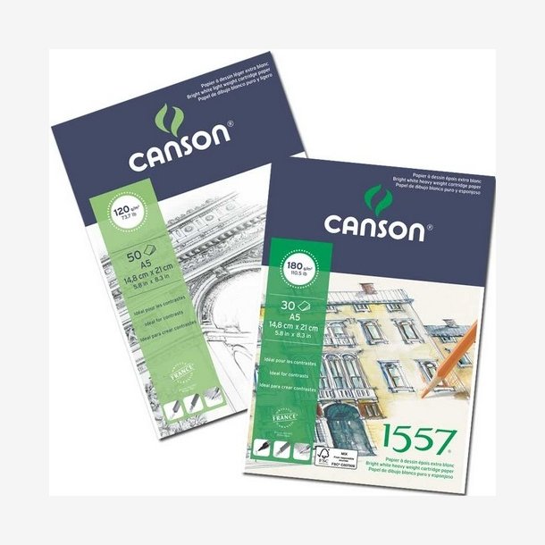 Canson 1557 Drawing - blok 180g 30 ark