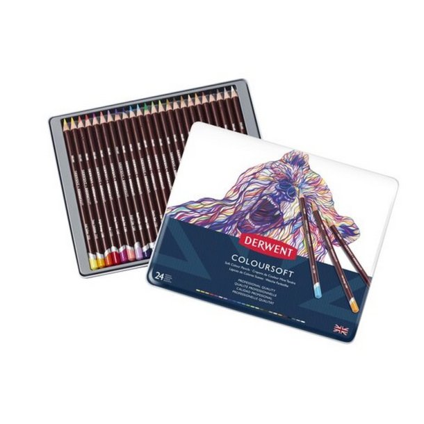 Derwent Coloursoft pencils  