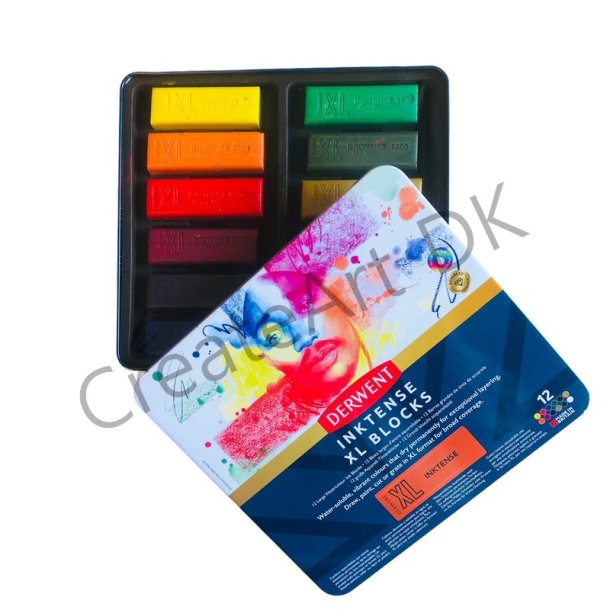 Derwent inktense blocks XL 12 stk.