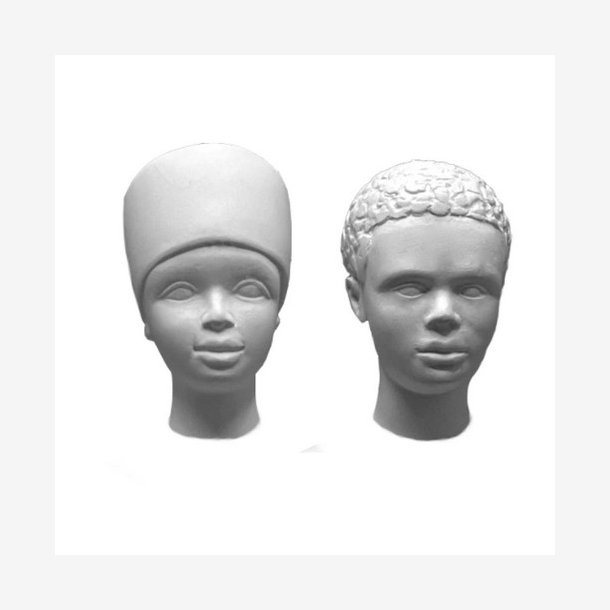 African Collection Duo Heads  