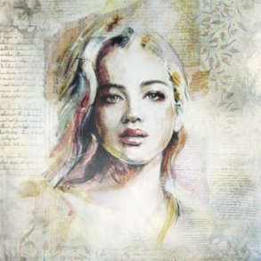 Powertex - Portrait silk paper 